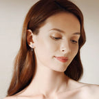 Glow moissanite tassel ear threads STELATIDE