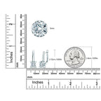 Bullhead moissanite earrings STELATIDE