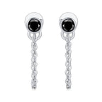 Glow moissanite tassel ear threads STELATIDE