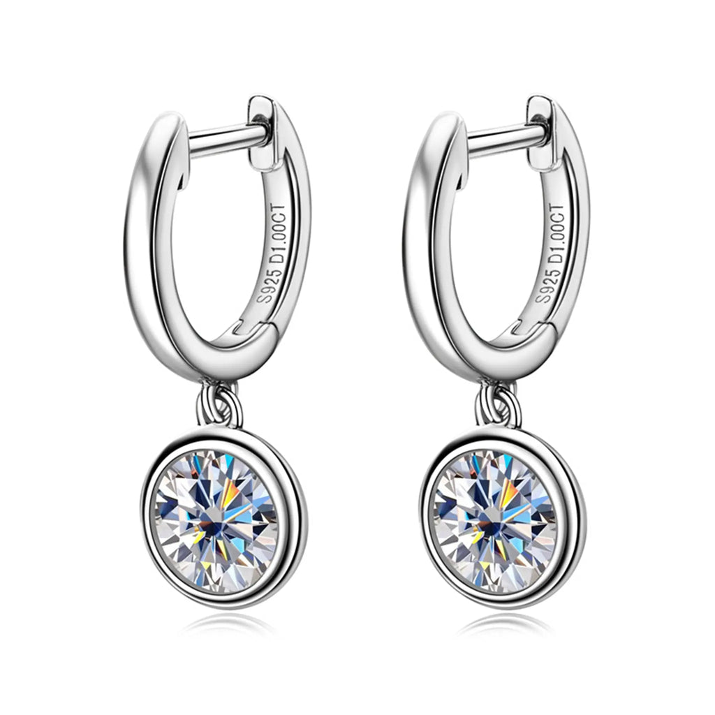Glow moissanite earrings STELATIDE