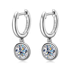 Glow moissanite earrings STELATIDE