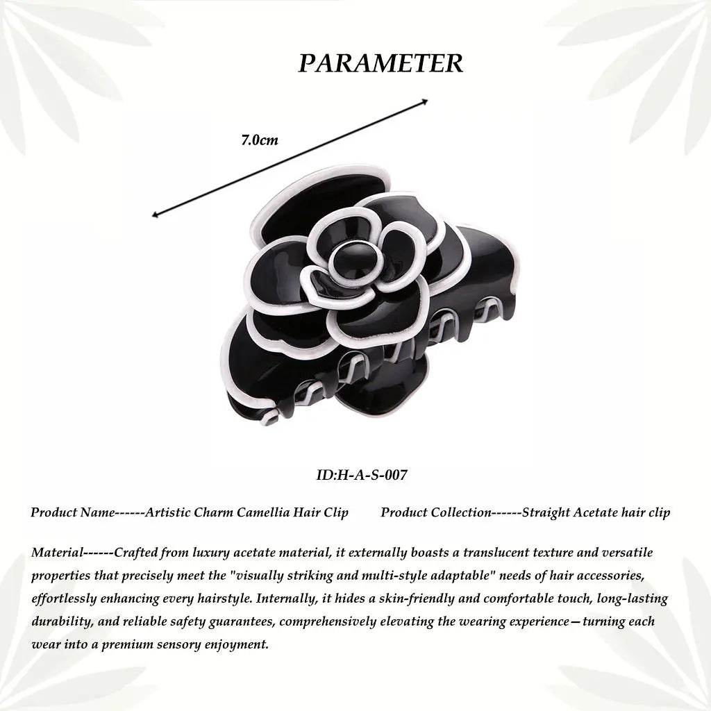 Artistic Charm Camellia Hair Clip STELATIDE