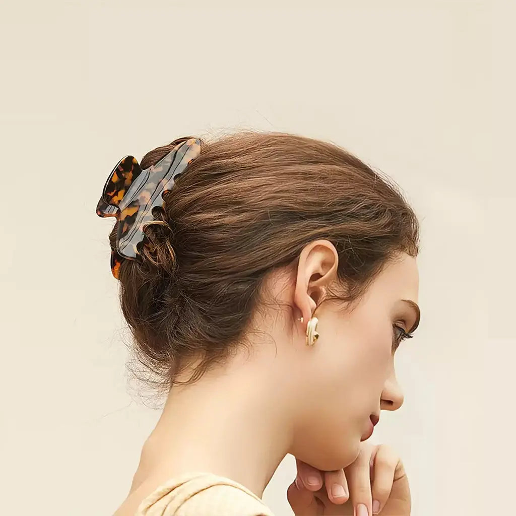 Cloud Amber Art Hair Claw STELATIDE