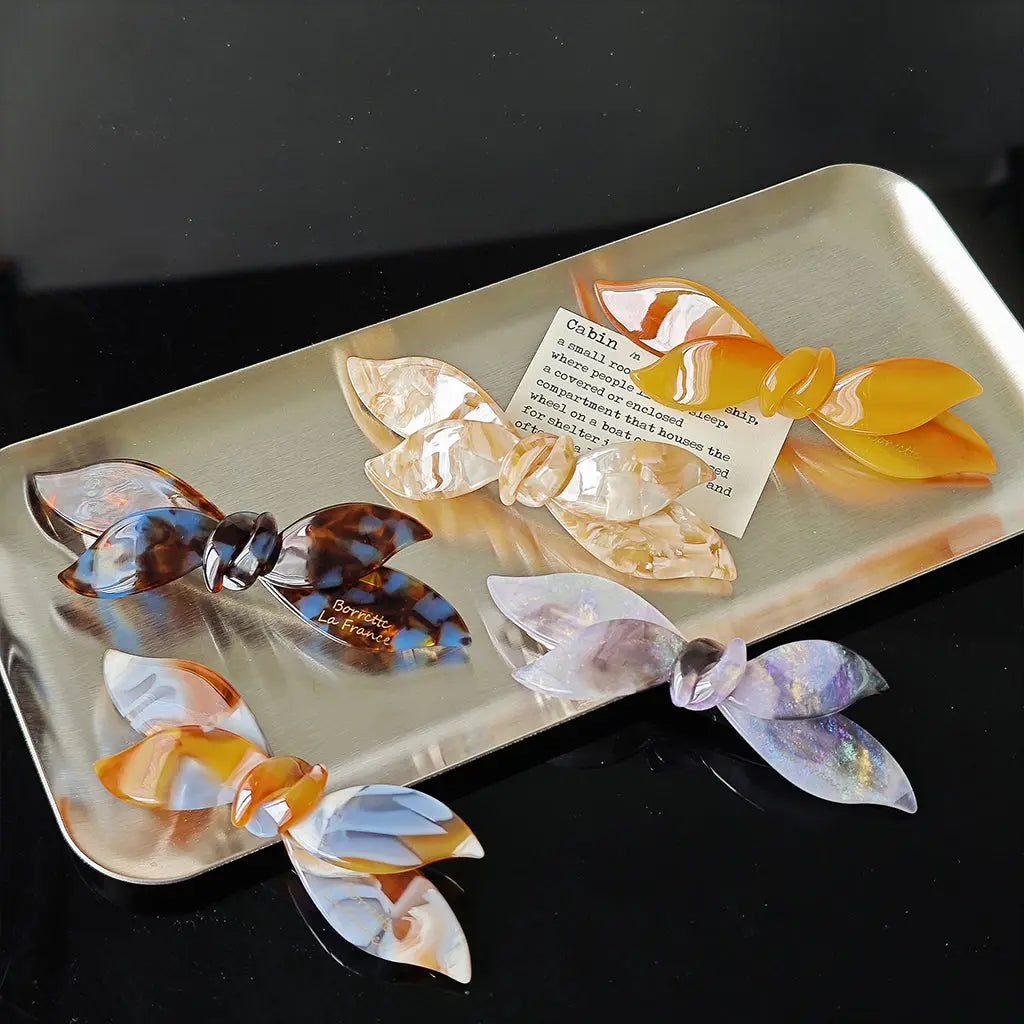 Fantasy Colorful Floral Leaf Hair Clip STELATIDE
