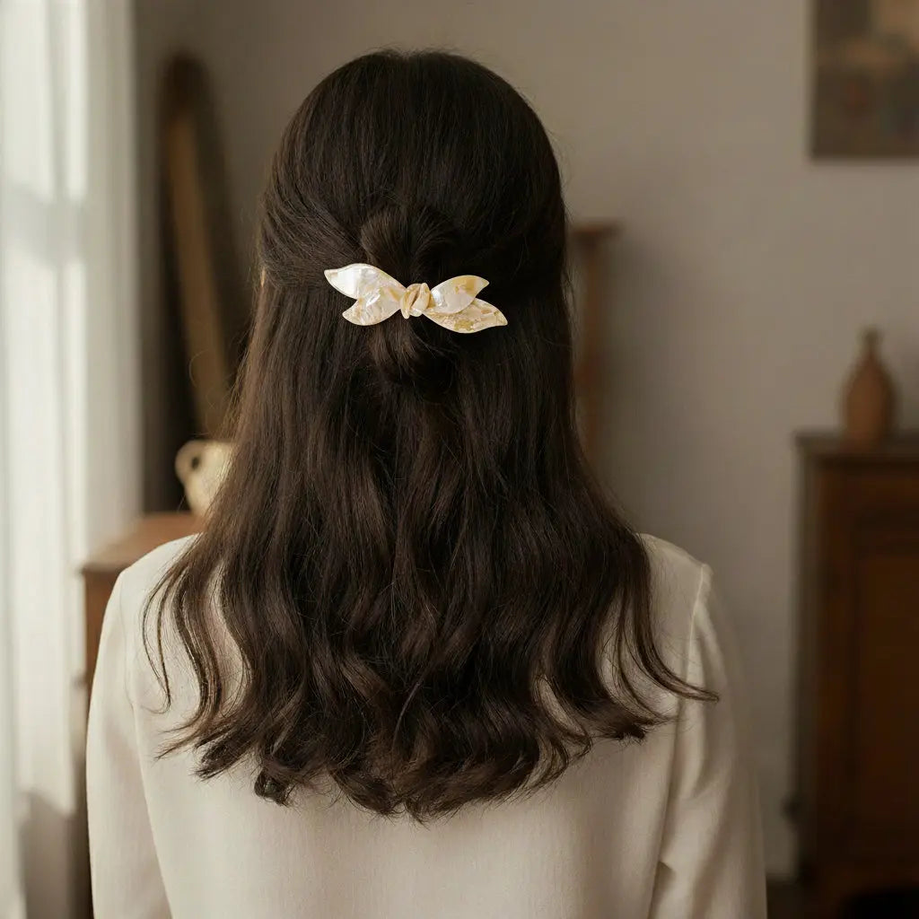 Fantasy Colorful Floral Leaf Hair Clip STELATIDE