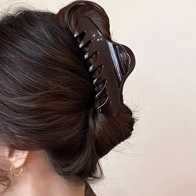 Light and Shadow Prism Acetate Hair Claw STELATIDE