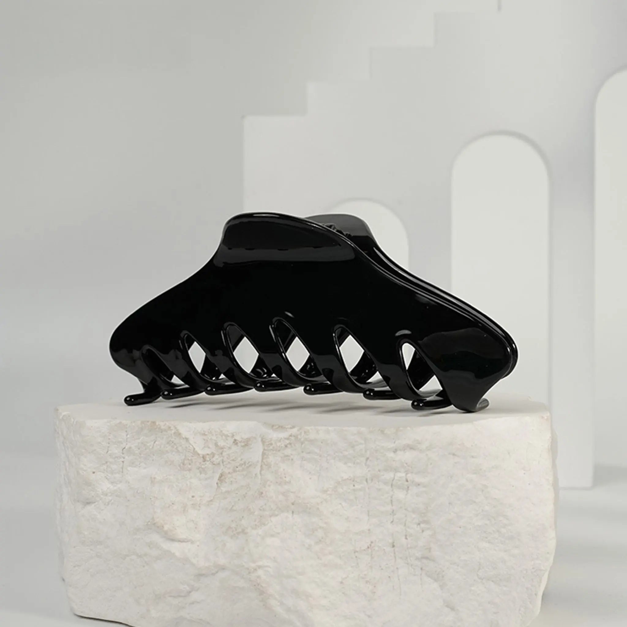 Light and Shadow Prism Acetate Hair Claw STELATIDE