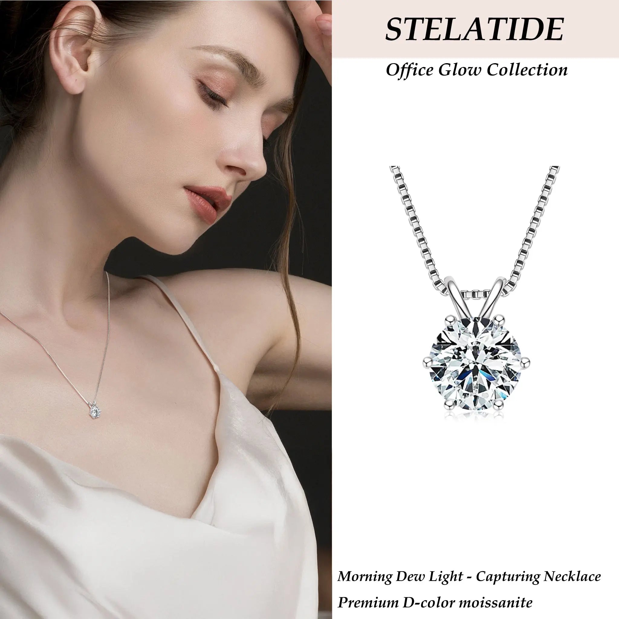 Morning Dew Light - Capturing Necklace STELATIDE
