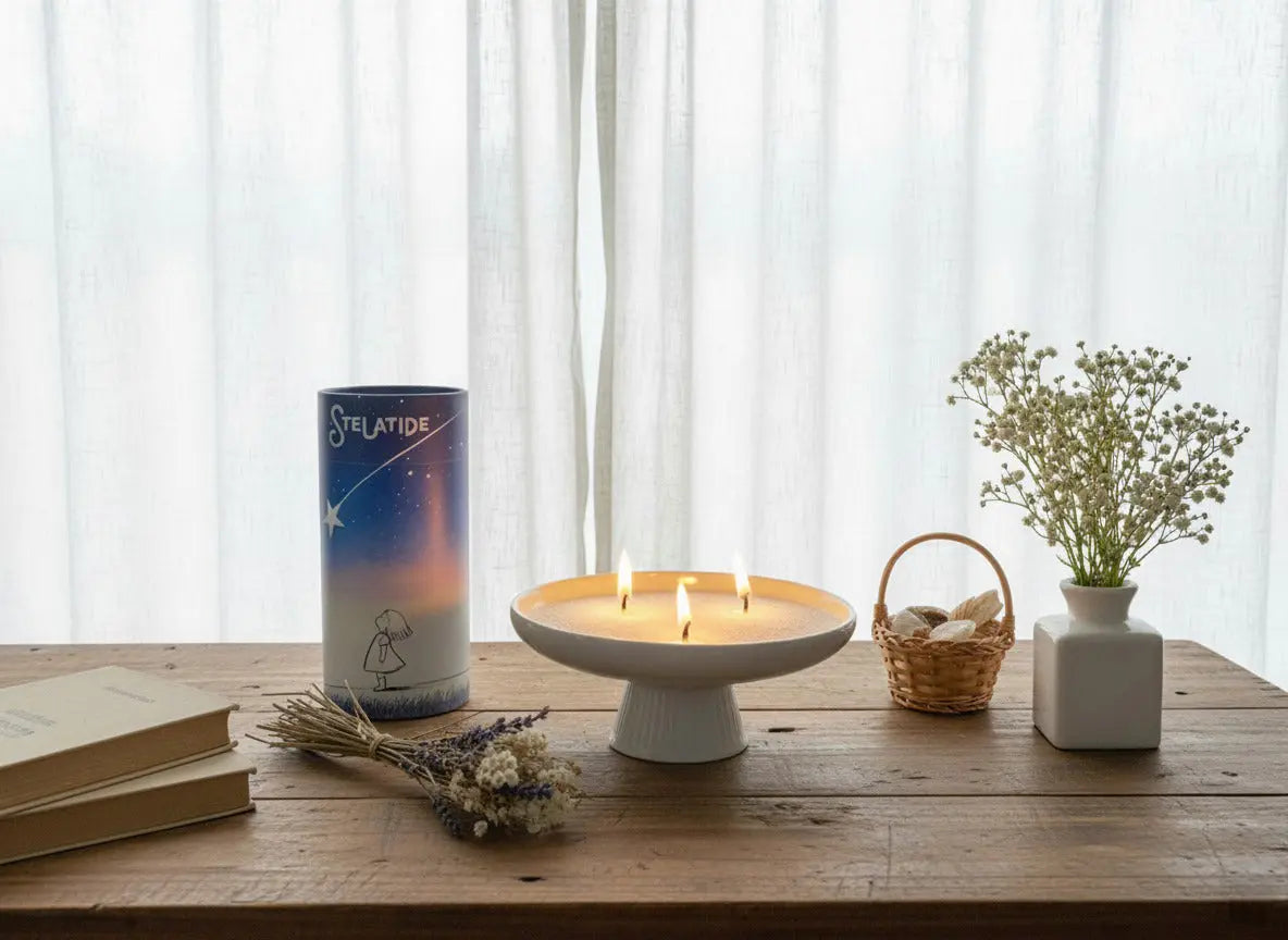 Pearled sand candle Gift Set STELATIDE
