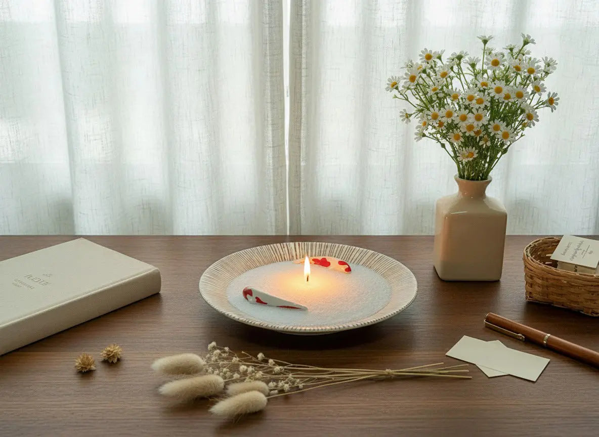 Pearled sand candle 2KG/4.4lb STELATIDE