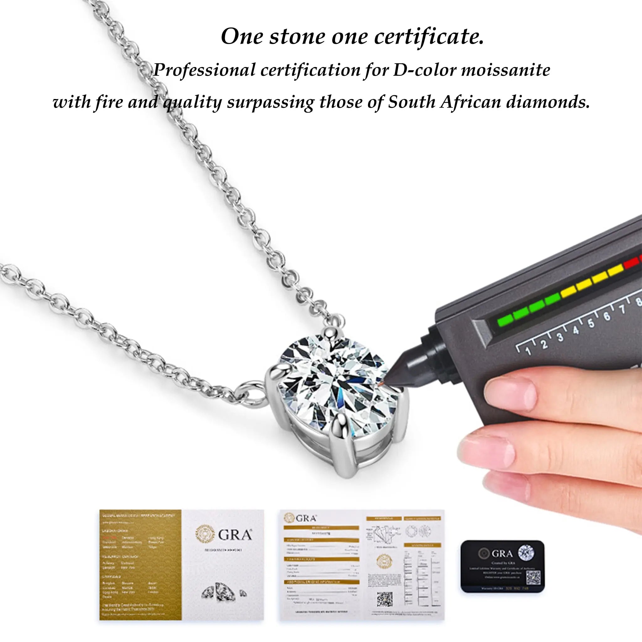 Single - Diamond Star Path Necklace STELATIDE