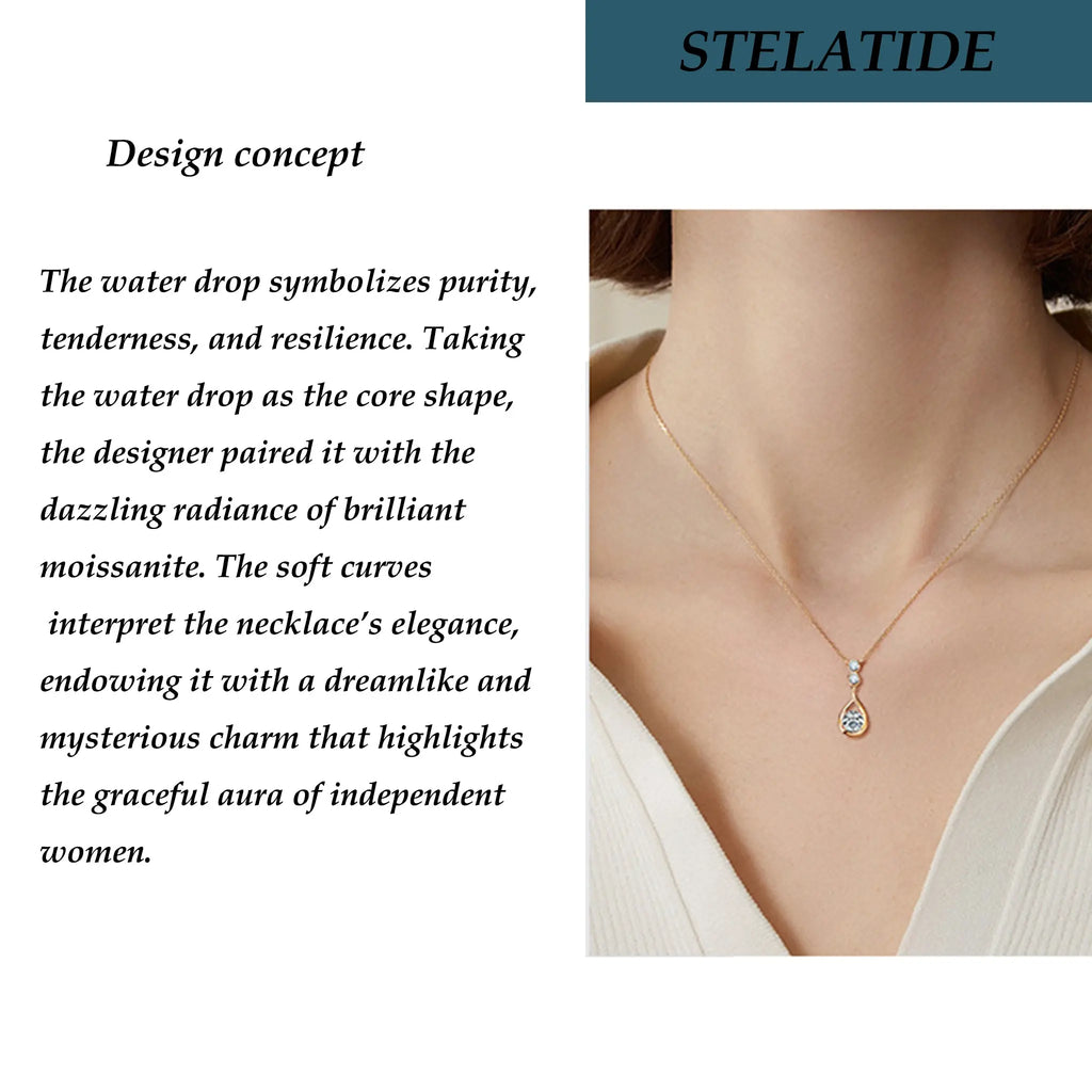 Three-Diamond Star Path Necklace STELATIDE