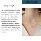 Three-Diamond Star Path Necklace STELATIDE