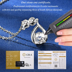 Three-Diamond Star Path Necklace STELATIDE