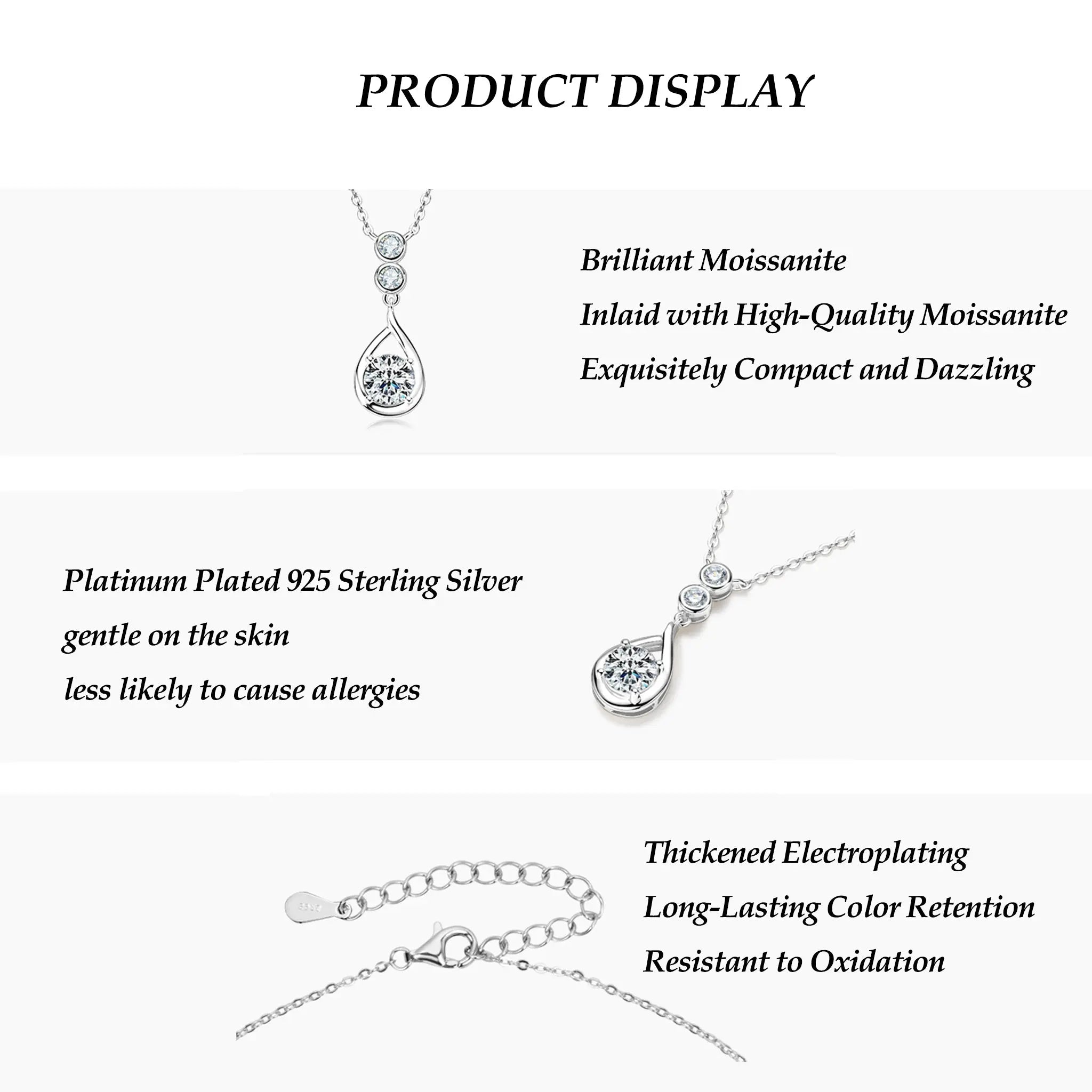 Three-Diamond Star Path Necklace STELATIDE