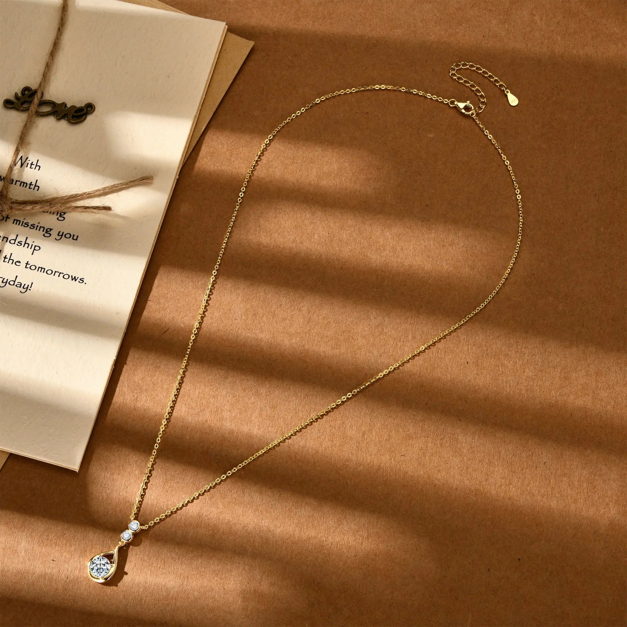 Three-Diamond Star Path Necklace STELATIDE