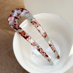 Vintage U-shaped Acetate Hairpin STELATIDE