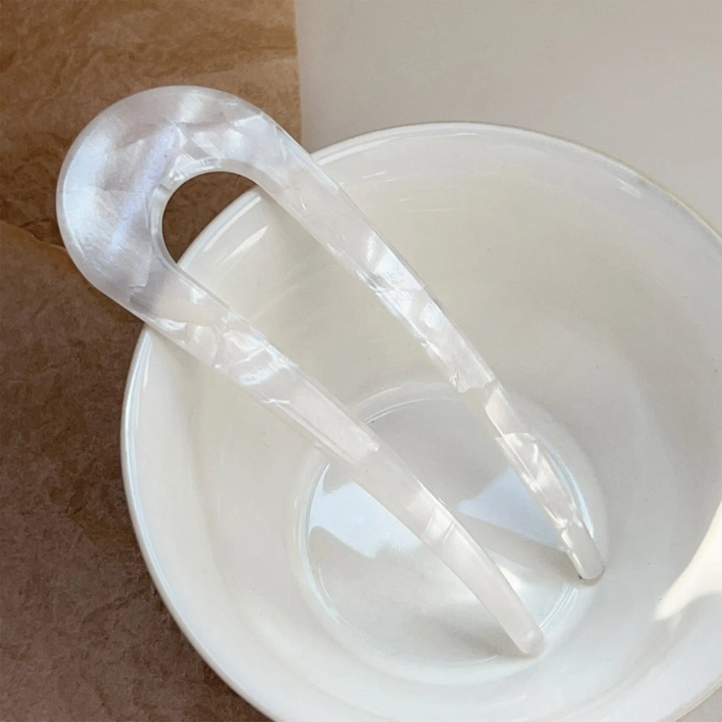 Vintage U-shaped Acetate Hairpin STELATIDE