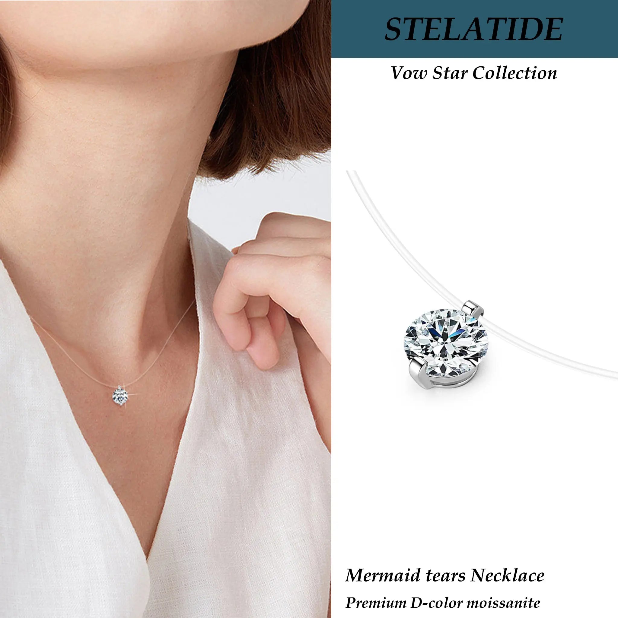 Mermaid tears Necklace STELATIDE