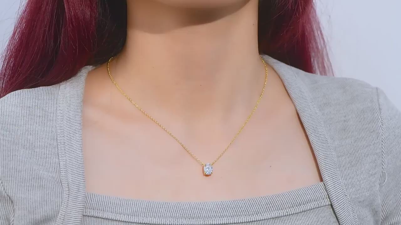 Single - Diamond Star Path Necklace