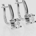 Bullhead moissanite earrings